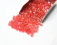 3mm Padparadscha Swarovski Bicone beads 36/72/144/432/720 Pieces jewelry making, crystal beads, embroidery materials, wedding decorations