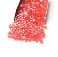 3mm Padparadscha Swarovski Bicone beads 36/72/144/432/720 Pieces jewelry making, crystal beads, embroidery materials, wedding decorations