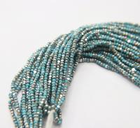 11/0 Hanks Charlotte Cut Beads Patina Premium Turquoise Blue Opaque Silver 1/5/25/50/100 Hanks 2.0mm PREMIUM SEED beads, jewelry supply