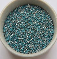 11/0 Charlotte true Cut Beads Patina Premium Turquoise Blue Opaque Silver 10/20/50/250/500 Grams PREMIUM SEED Beads