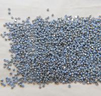 13/0 Charlotte true Cut Beads Patina Light Pale Blue opaque Silver 10/20/50/250/500 Grams PREMIUM SEED Beads, Native Beads Supplies