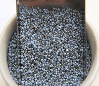 11/0 Charlotte true Cut Beads Patina Light Pale Blue Opaque Gunmetal 10/20/50/250/500 Grams PREMIUM SEED Beads