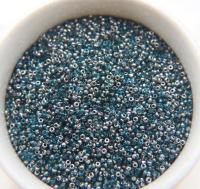 11/0 Charlotte true Cut Beads Patina Dark Aqua Transparent Gunmetal 10/20/50/250/500 Grams PREMIUM SEED Beads