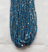 11/0 Hanks Charlotte Cut Beads Patina Slate Blue Opaque Gunmetal 1/5/25/50/100 Hanks 2.0mm glass beads, jewelry supply, findings