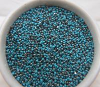 11/0 Charlotte true Cut Beads Patina Premium Turquoise Blue Opaque Gunmetal 10/20/50/250/500 Grams PREMIUM SEED Beads