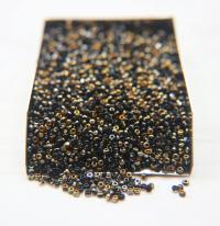 11/0 Charlotte Cut Beads Patina Jet Black Bronze Gold 10/20/50/250/500 Grams PREMIUM MATERIALS