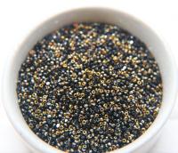 11/0 Charlotte Cut Beads Patina Jet Black Bronze Gold 10/20/50/250/500 Grams PREMIUM MATERIALS