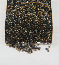 11/0 Charlotte Cut Beads Patina Jet Black Bronze Gold 10/20/50/250/500 Grams PREMIUM MATERIALS