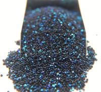 11/0 Charlotte Cut Beads Patina Jet Black Aurore Boreale 10/20/50/250/500 Grams PREMIUM MATERIALS
