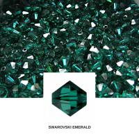 2.5mm Emerald Swarovski Bicone Beads 36/72/144/432/1000 Pieces Jewelry findings, embroidery materials, jewelry making, rare beads, craft