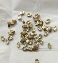 Solid Metal Beads shapes, Faceted Brass beads, Spacer Beads, Connector Beads, oval beads, heart Beads, Bracelets Beads star beads, pear bead
