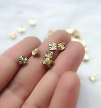 Solid Metal Beads shapes, Faceted Brass beads, Spacer Beads, Connector Beads, oval beads, heart Beads, Bracelets Beads star beads, pear bead
