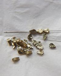 Solid Metal Beads shapes, Faceted Brass beads, Spacer Beads, Connector Beads, oval beads, heart Beads, Bracelets Beads star beads, pear bead