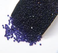 11/0 Charlotte true Cut Beads Deep Cobalt Transparent 10/20/50/250/500 Grams faceted seed beads embroidery materials, jewelry making