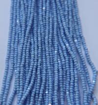 11/0 Charlotte true Cut Beads 2 MM Light Pale Blue opaque 1/5/25/50/100 Hanks PREMIUM SEED Beads, bracelet beads, tassel beads