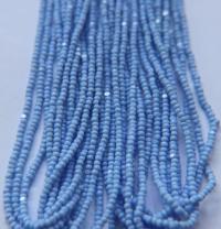 11/0 Charlotte true Cut Beads 2 MM Light Pale Blue opaque 1/5/25/50/100 Hanks PREMIUM SEED Beads, bracelet beads, tassel beads