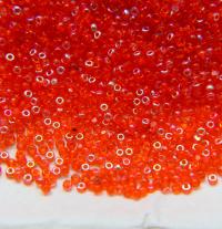11/0 Charlotte Cut Beads Patina Orange Transparent Aurore Boreale 10/20/50/250/500 Grams PREMIUM MATERIALS