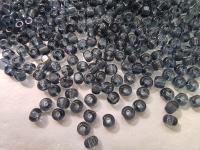 6/0 Charlotte Cut Beads 40010 Transparent Grey 10/20/50/250/500 Grams glass beads, jewelry supply, vintage findings, craft supply, rare whit