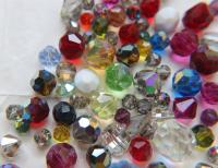 Swarovski Vintage 50/100/250/500 Grams, Mix crystals, Glass Mix, Rondelle Beads, rainbow beads, chunky beads, craft supply