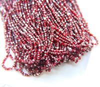 11/0 Charlotte Cut Beads Patina Transparent Light Siam Silver 10/20/50/250/500 Grams PREMIUM SEED Beads, vintage supplies