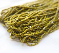 11/0 Charlotte true Cut Beads Patina Opaque Yellow Gun Metal 10/20/50/250/500 Grams 1300 Pieces faceted seed beads embroidery materials