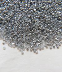 11/0 Charlotte True Cut Beads Patina Premium White Opal Silver 10/20/50/250/500 Grams PREMIUM SEED Beads