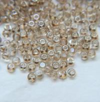 6/0 Charlotte Cut Beads Crystal Golden Honey 10/20/50/250/500 Grams glass beads, jewelry supply, vintage findings, craft