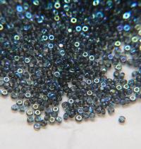 11/0 Charlotte Cut Beads Patina Transparent Grey Aurore Boreale 10/20/50/250/500 Grams PREMIUM MATERIALS