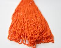 11/0 Charlotte Cut Beads 2 MM Orange Opaque 10/20/50/250/500 Grams PREMIUM seed beads