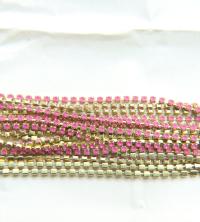 14PP Rhinestone Chain Swarovski vintage Matt 2mm Wedding Bridal Supplies Jewelry Making decorations