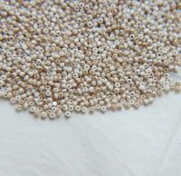 11/0 Charlotte Cut Beads Opaque Chalk White Golden Honey 10/20/50/250/500 Grams PREMIUM MATERIALS
