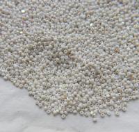 11/0 Charlotte Cut Beads Patina Chalk White Aurore Boreale 10/20/50/250/500 Grams PREMIUM MATERIALS
