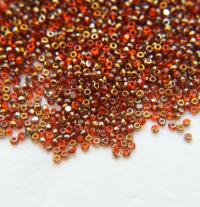 11/0 Charlotte Cut Beads Patina Light Orange Bronze Gold 10/20/50/250/500 Grams PREMIUM MATERIALS