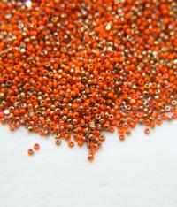13/0 Charlotte Cut Beads Patina Orange Opaque Bronze Gold 5/10/20/50/250/500 Grams PREMIUM MATERIALS