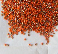13/0 Charlotte Cut Beads Patina Orange Opaque Bronze Gold 5/10/20/50/250/500 Grams PREMIUM MATERIALS