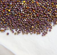 11/0 Charlotte Cut Beads Patina Opaque Amethyst Dark Bronze Gold 10/20/50/250/500 Grams PREMIUM MATERIALS