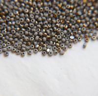 11/0 Charlotte Cut Beads Patina Opaque Grey Bronze Gold 10/20/50/250/500 Grams PREMIUM MATERIALS