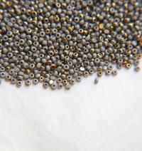 11/0 Charlotte Cut Beads Patina Opaque Grey Bronze Gold 10/20/50/250/500 Grams PREMIUM MATERIALS