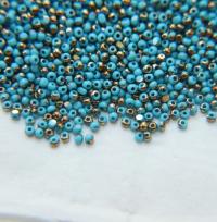 11/0 Charlotte true Cut Beads Patina Premium Turquoise Blue Bronze Gold 10/20/50/250/500 Grams PREMIUM SEED Beads