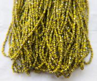 11/0 Charlotte true Cut Beads Patina Opaque Yellow Gun Metal 10/20/50/250/500 Grams 1300 Pieces faceted seed beads embroidery materials