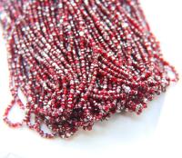 11/0 Hanks Charlotte Cut Beads Patina Transparent Light Siam Silver 1/5/25/50/100 Hanks PREMIUM SEED BEADS