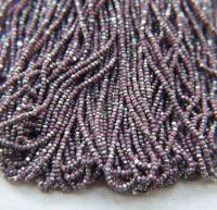 11/0 Hanks Charlotte Cut Beads Light Purple Silver Opaque Silver 1/5/25/50/100 Hanks 2.0mm PREMIUM SEED beads, jewelry supply, findings