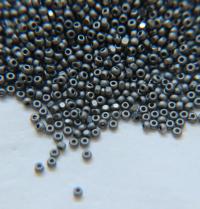 13/0 Charlotte Cut Beads MATT Gunmetal 5/10/20/50/250/500 Grams craft supplies, jewelry making, embroidery materials, vintage beads, rare