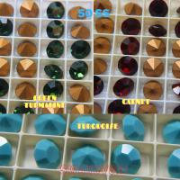 50 ss Swarovski Vintage Rhinestones Foiled 2/6/24/72 pieces (3 colors)