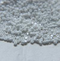 8/0 Charlotte Cut Beads Matt Chalk White 10/20/50/250/500 Grams frosted glass beads, jewelry supply, vintage findings, craft supply