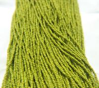 11/0 Czech Seed Bead Opaque Olivine 1/5/25/50/100 Full hanks Preciosa Ornella loose beads, mix beads, embroidery materials, craft supplies