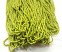 11/0 Czech Seed Bead Opaque Olivine 1/5/25/50/100 Full hanks Preciosa Ornella loose beads, mix beads, embroidery materials, craft supplies