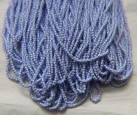 11/0 White with 4 Blue Strips SEED BEADS PRECIOSA Traditional Czech Beads™ , mix beads, embroidery materials, craft supplies