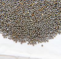 11/0 Charlotte Cut Beads Patina Opaque Grey Bronze Gold 10/20/50/250/500 Grams PREMIUM MATERIALS