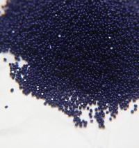 13/0 Charlotte Cut Beads Opaque Ultra Dark Blue 5/10/20/50/250/500 Grams native supplies, jewelry making, embroidery materials, vintage bead